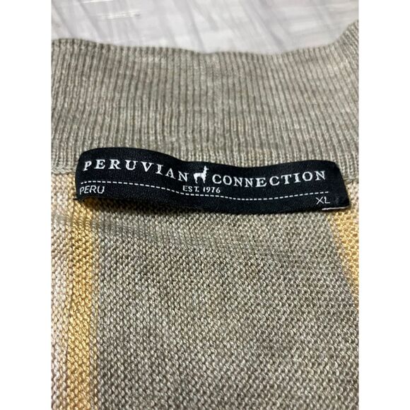 Peruvian Connection Long Open Cardigan Duster 100% Pima Cotton XL - Picture 6 of 7